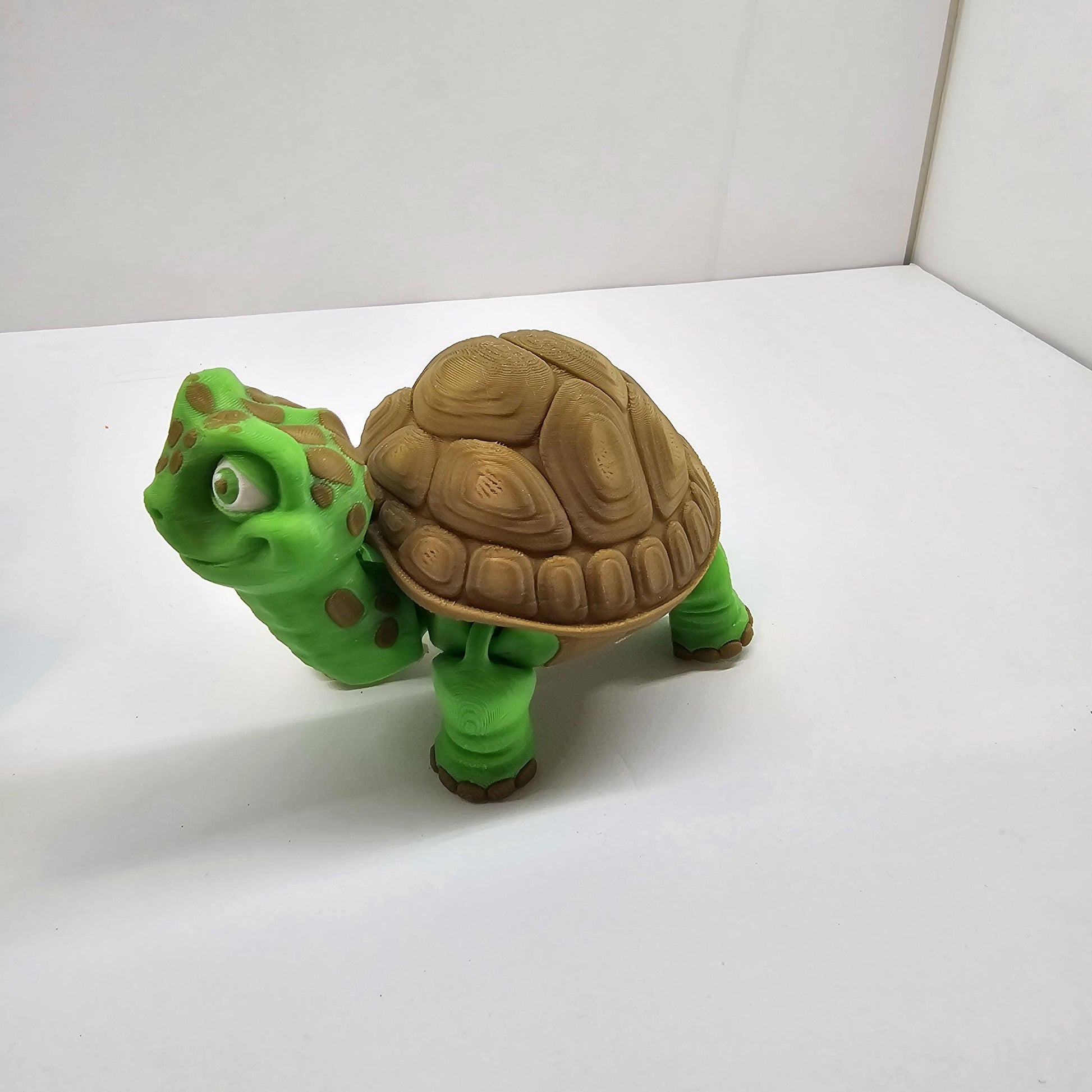 3D Printed Flexi Turtle: Articulated Fidget Desk Toy