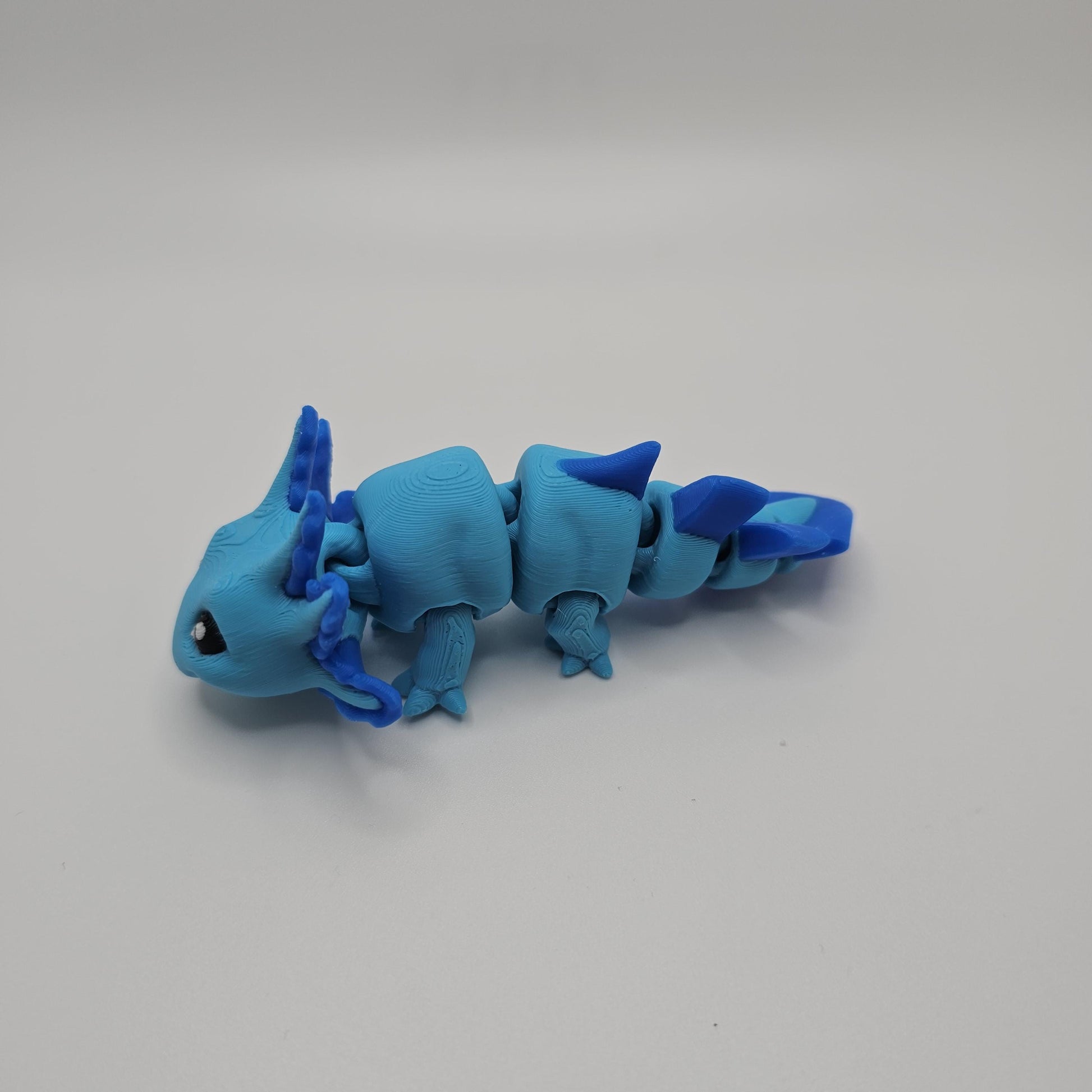 3D Printed Cute Flexi Axolotl – Articulated & Fun!