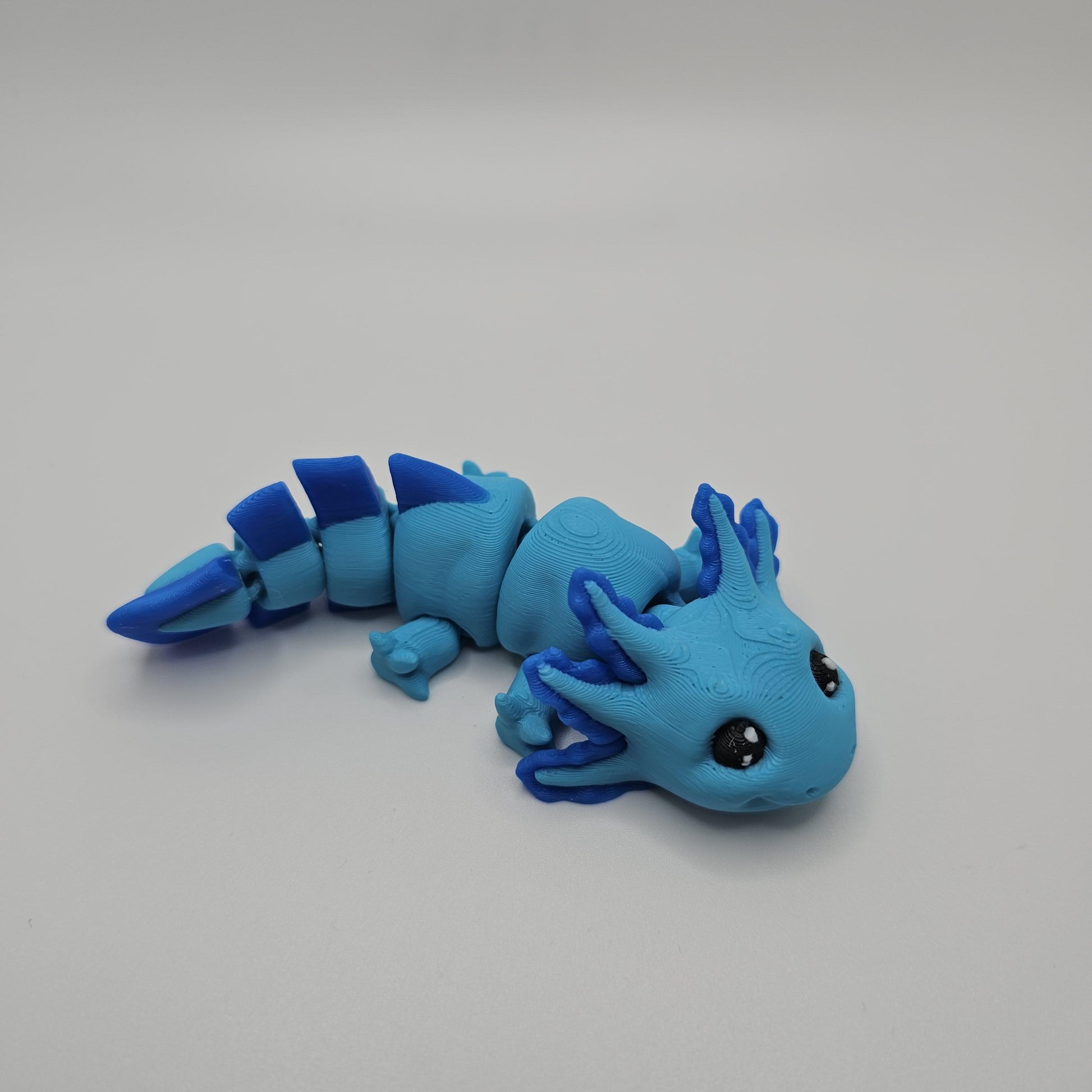 3D Printed Cute Flexi Axolotl – Articulated & Fun!