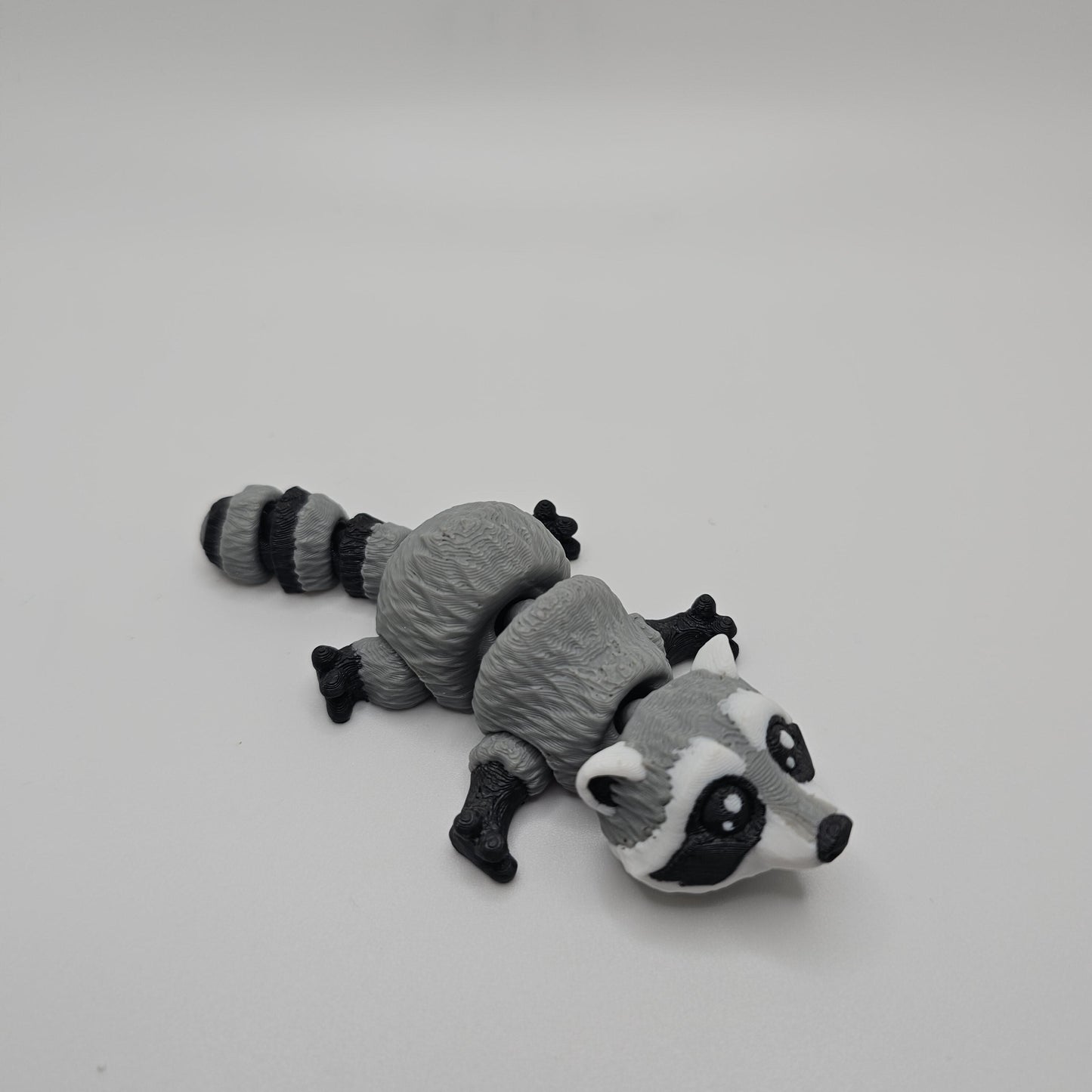 3D Printed Cute Flexi Racoon / Trash Panda – Articulated & Fun!