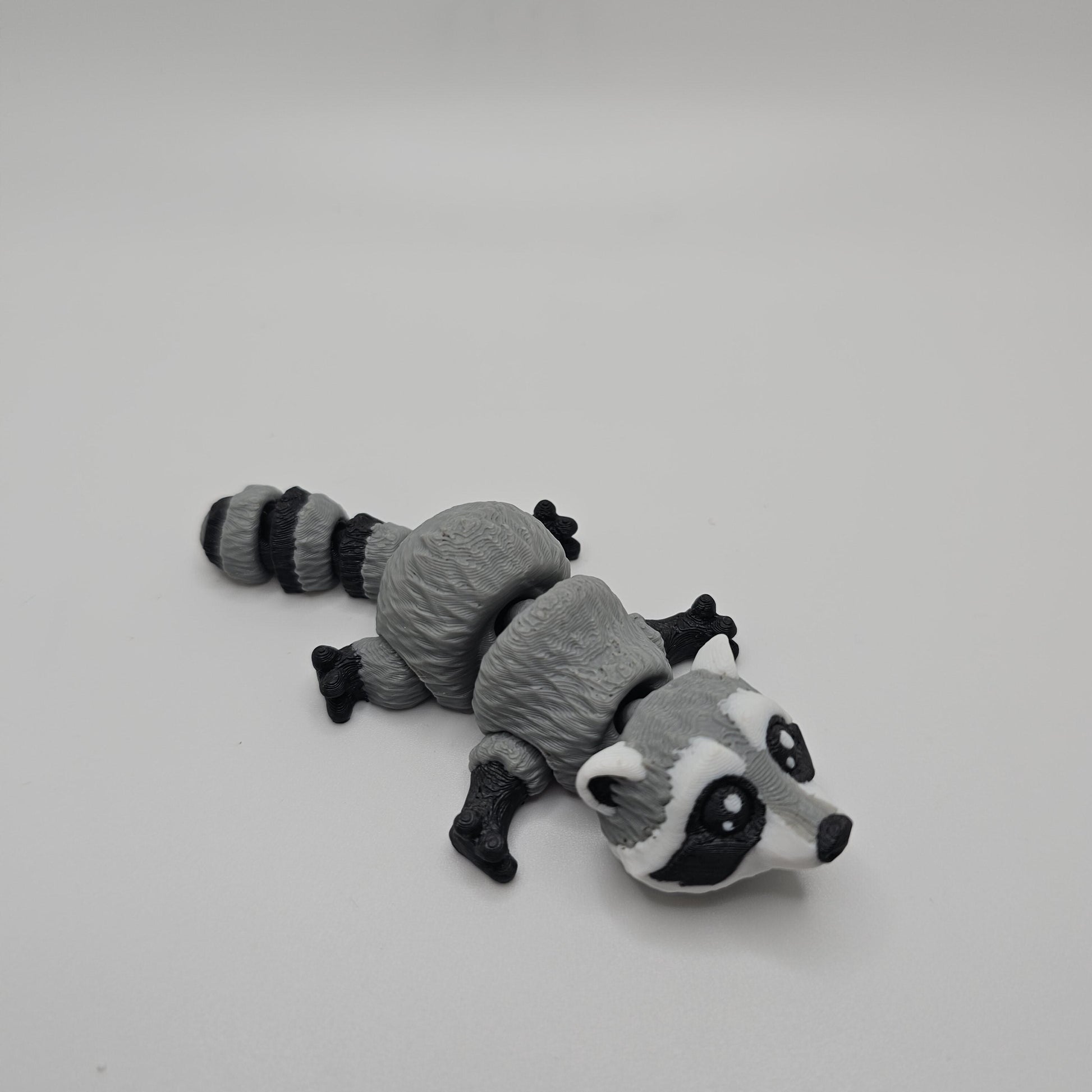 3D Printed Cute Flexi Racoon / Trash Panda – Articulated & Fun!