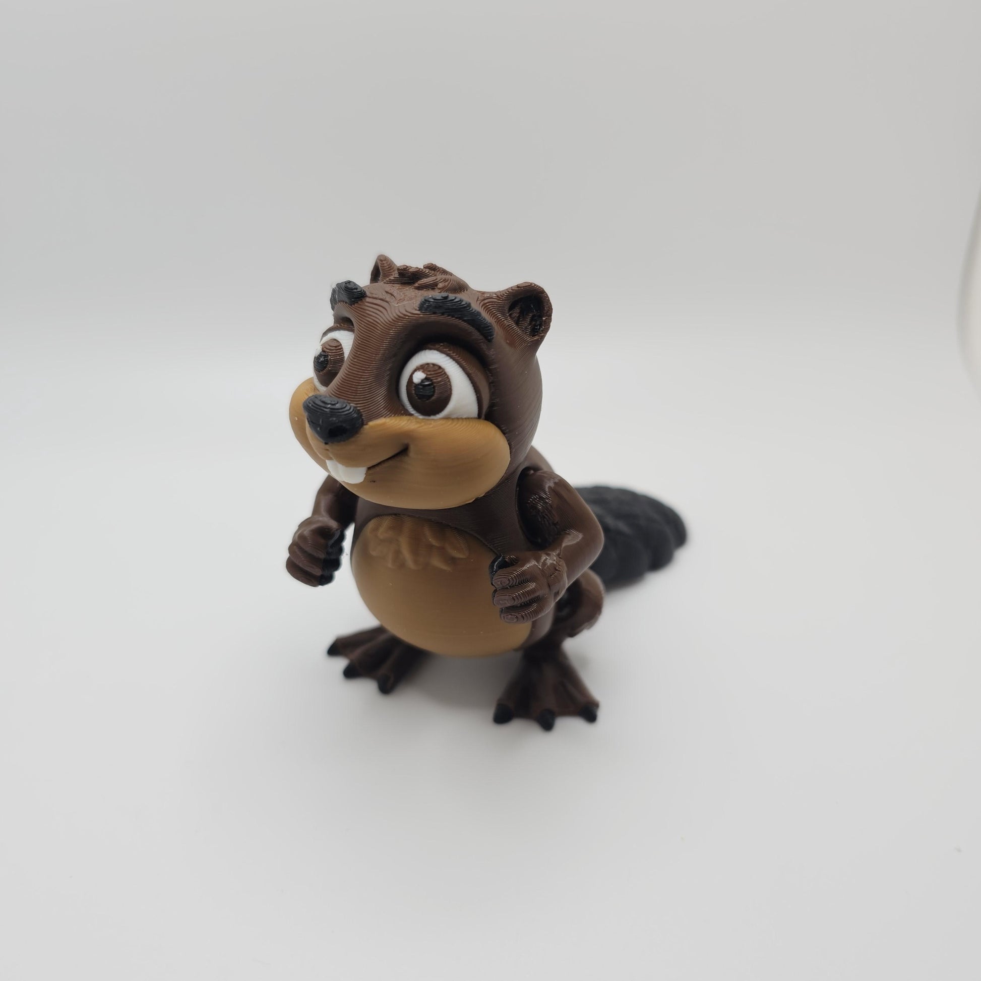3D Printed Flexi Beaver: Articulated Desk Companion