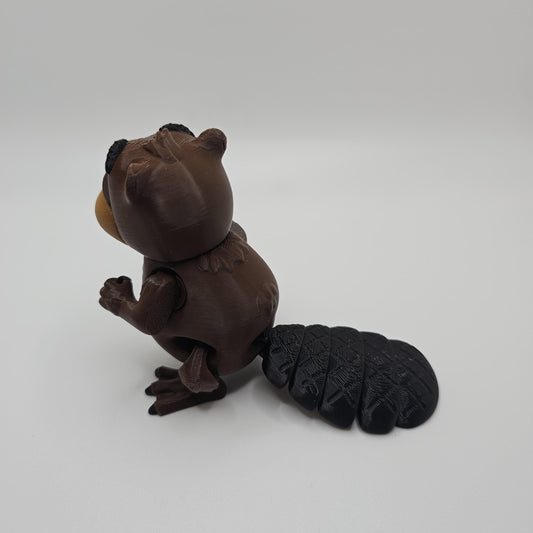 3D Printed Flexi Beaver: Articulated Desk Companion