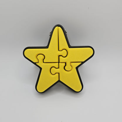 Star-Shaped Multi-Key Fidget Clicker – Customizable – 4 Keys