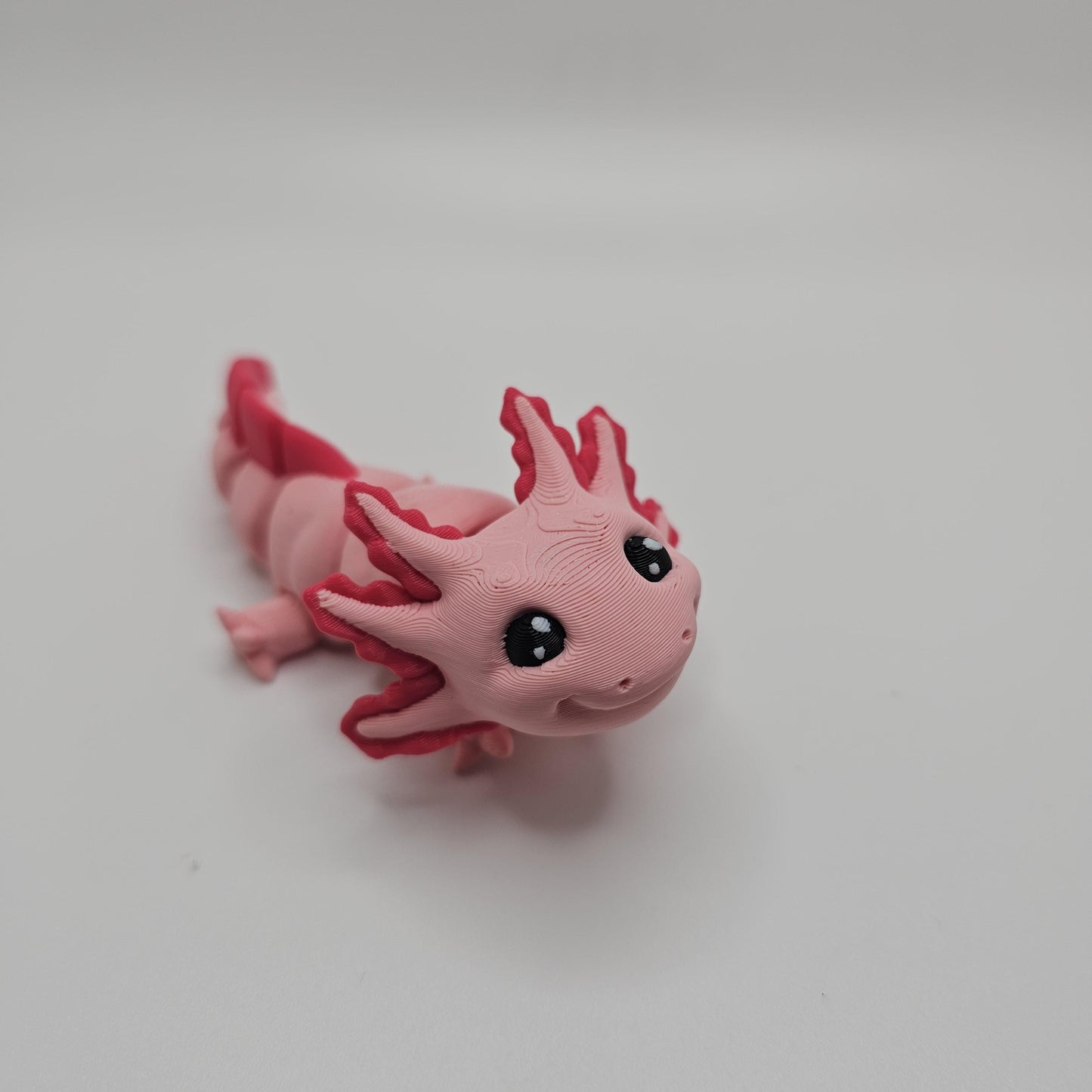3D Printed Cute Flexi Axolotl – Articulated & Fun!