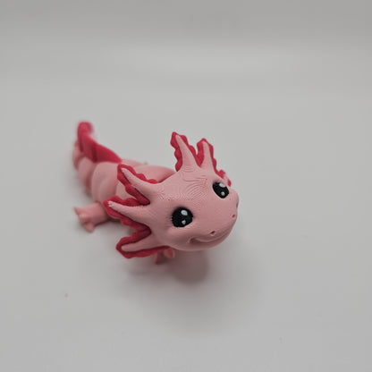 3D Printed Cute Flexi Axolotl – Articulated & Fun!