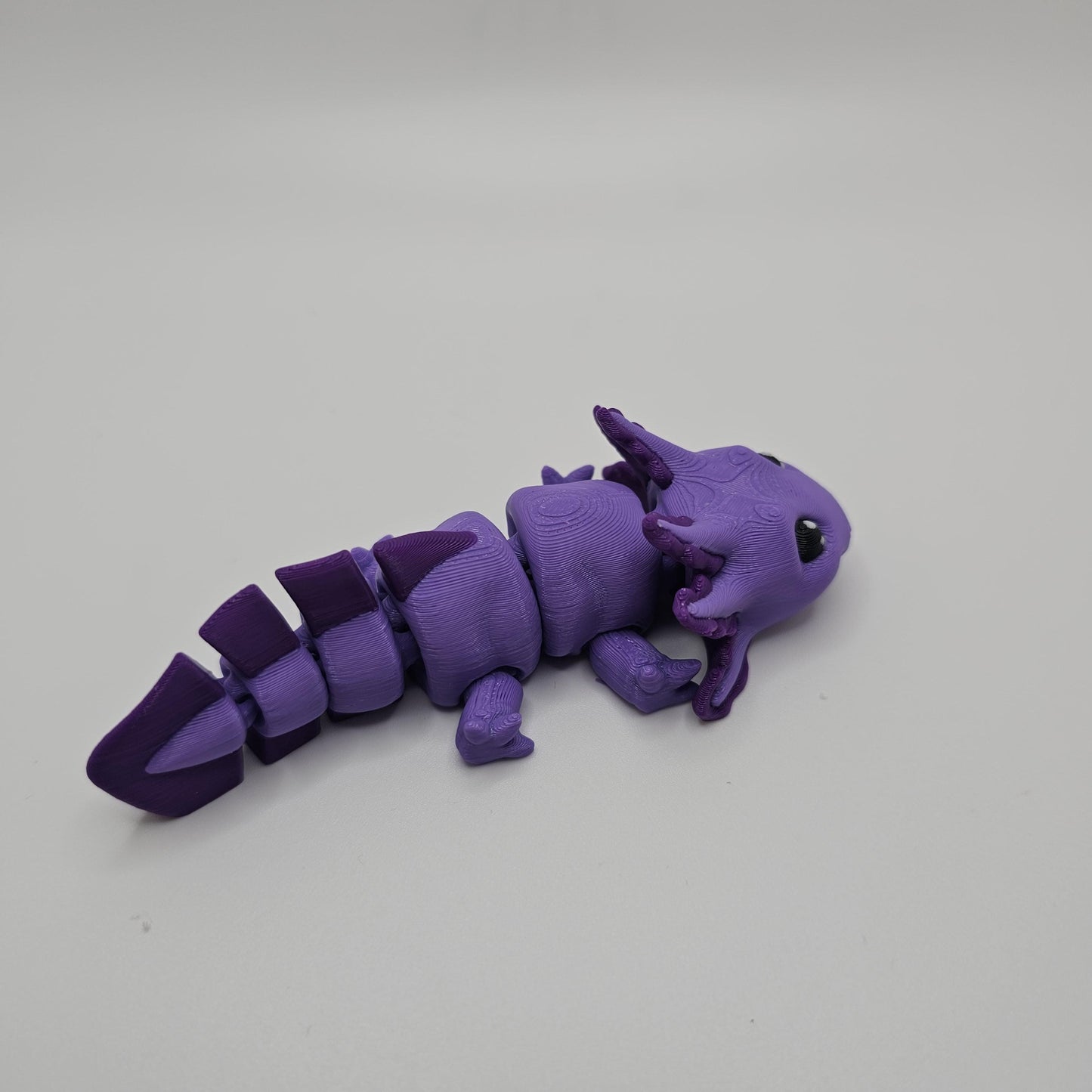 3D Printed Cute Flexi Axolotl – Articulated & Fun!