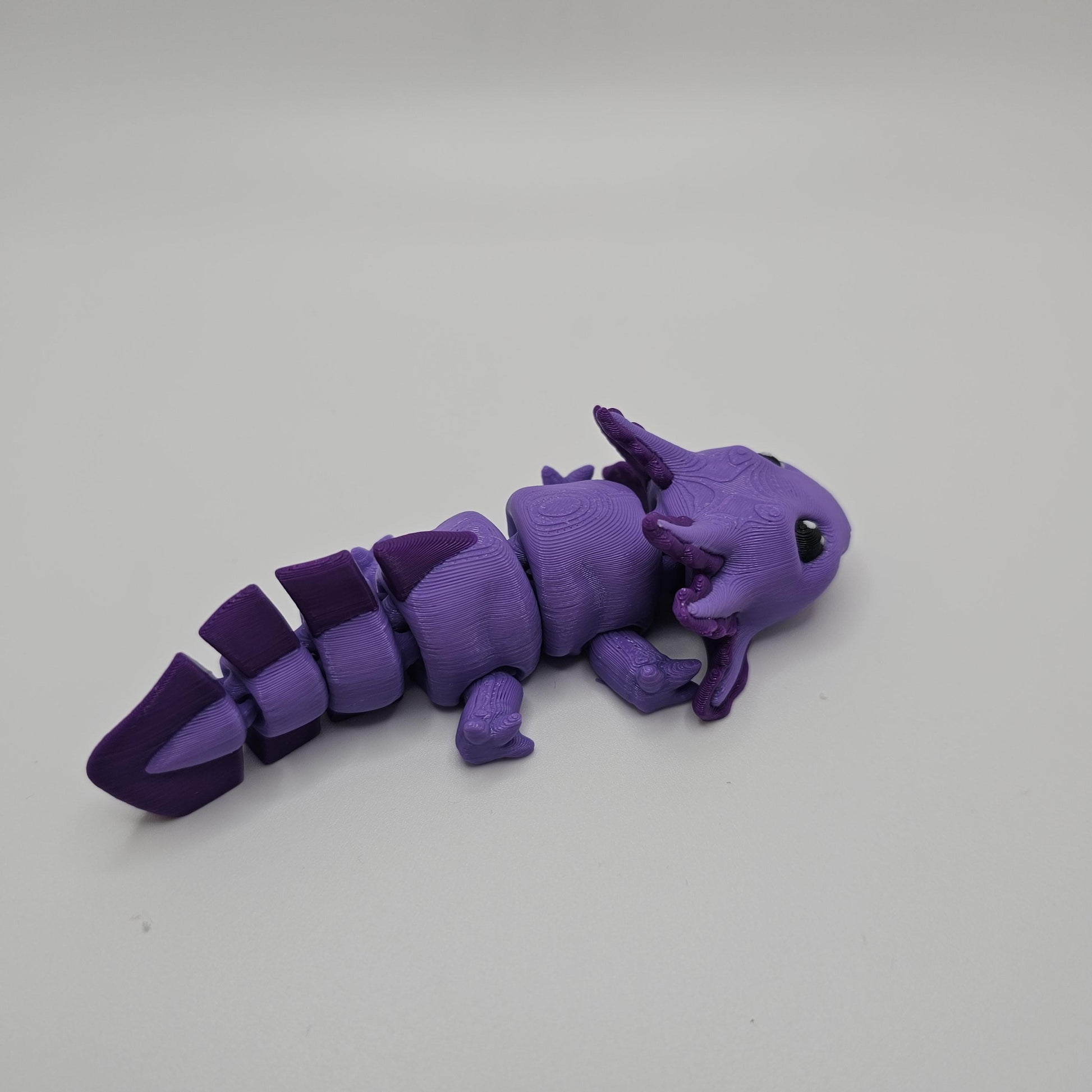 3D Printed Cute Flexi Axolotl – Articulated & Fun!