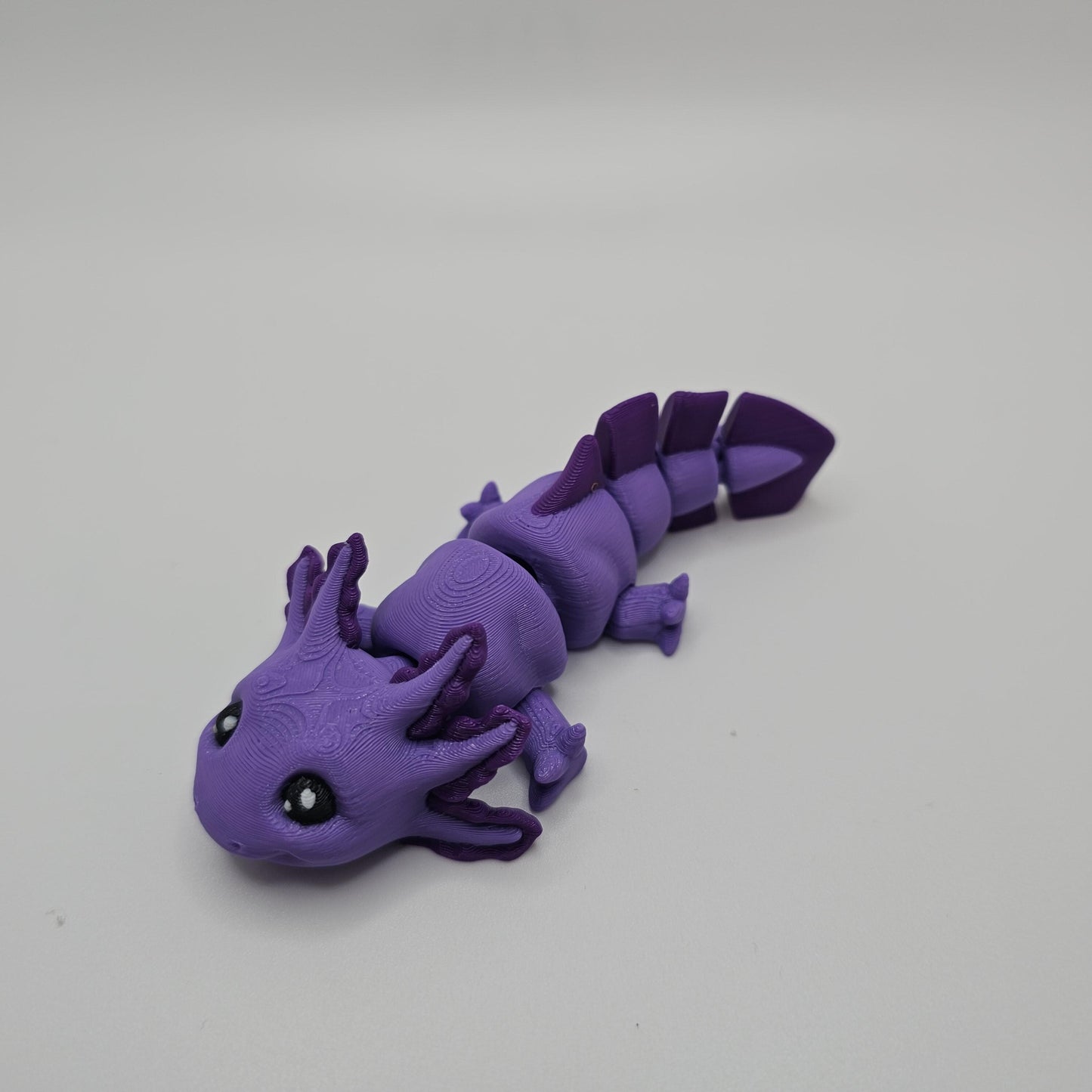 3D Printed Cute Flexi Axolotl – Articulated & Fun!