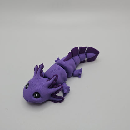 3D Printed Cute Flexi Axolotl – Articulated & Fun!