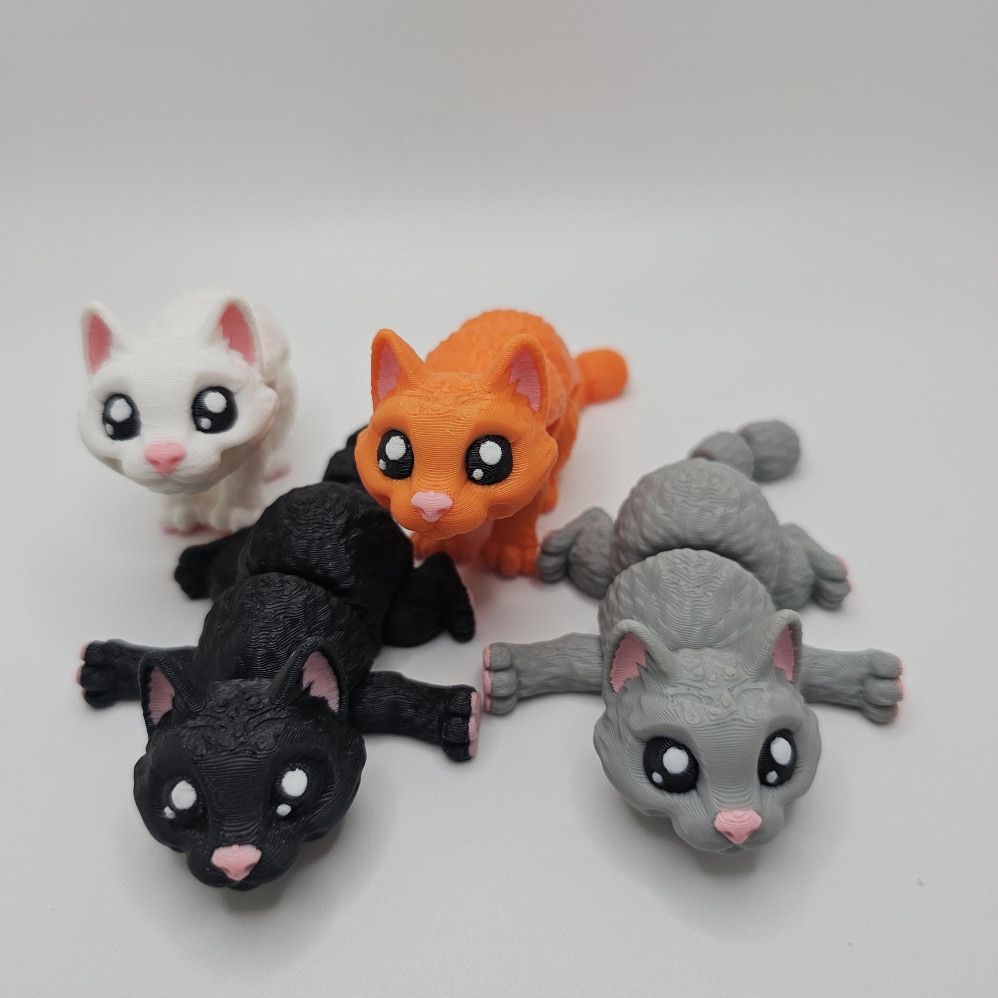3D Printed Cute Flexi Kitten / Cat – Articulated & Fun!