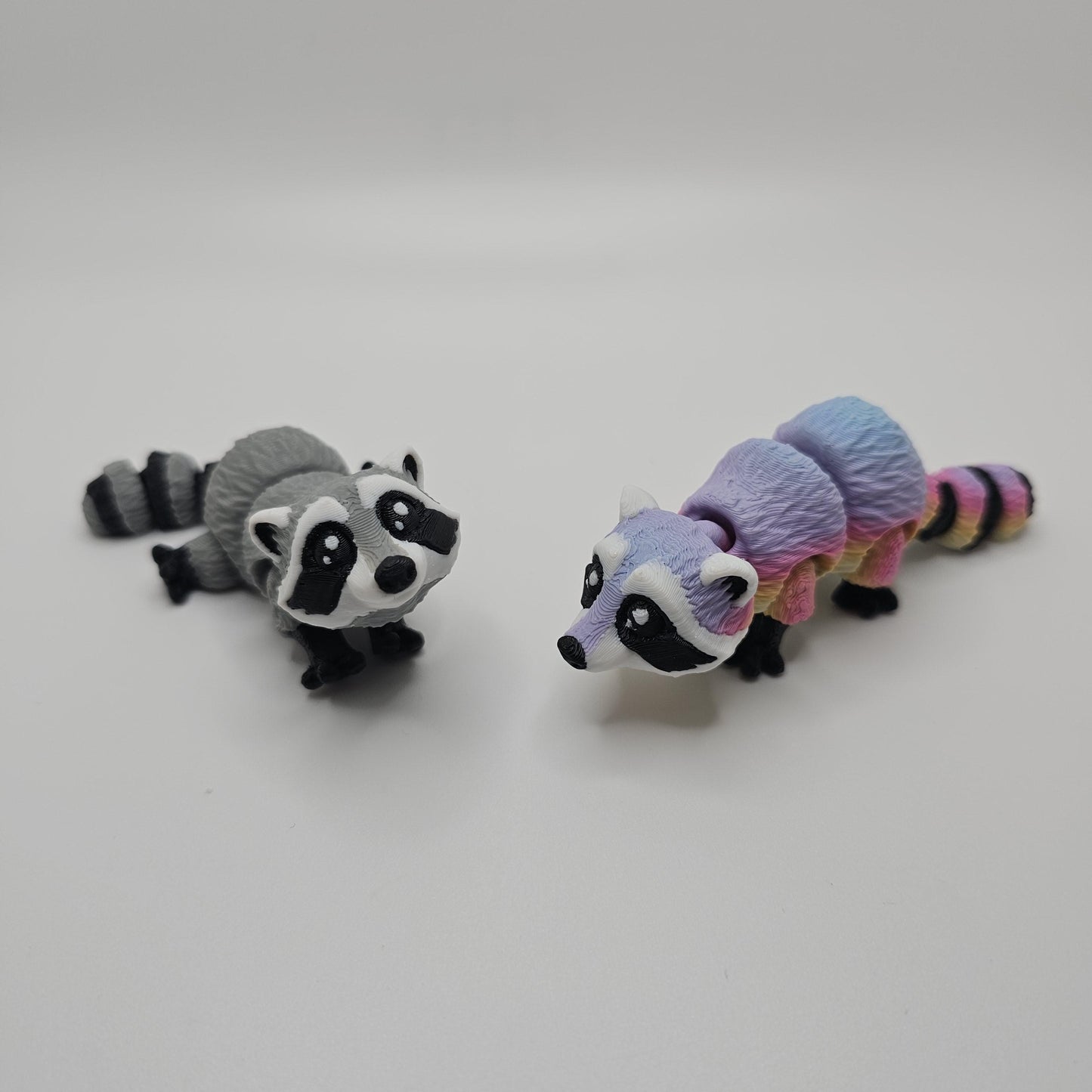 3D Printed Cute Flexi Racoon / Trash Panda – Articulated & Fun!