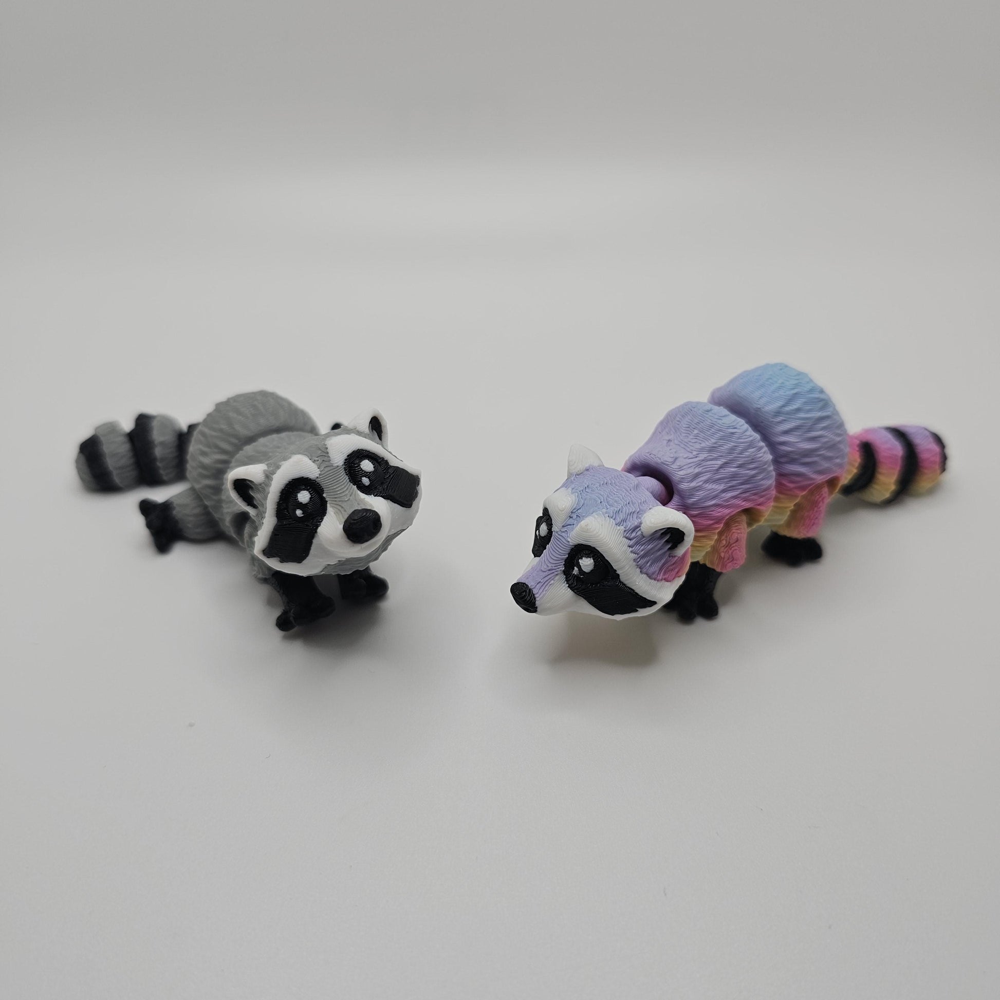 3D Printed Cute Flexi Racoon / Trash Panda – Articulated & Fun!