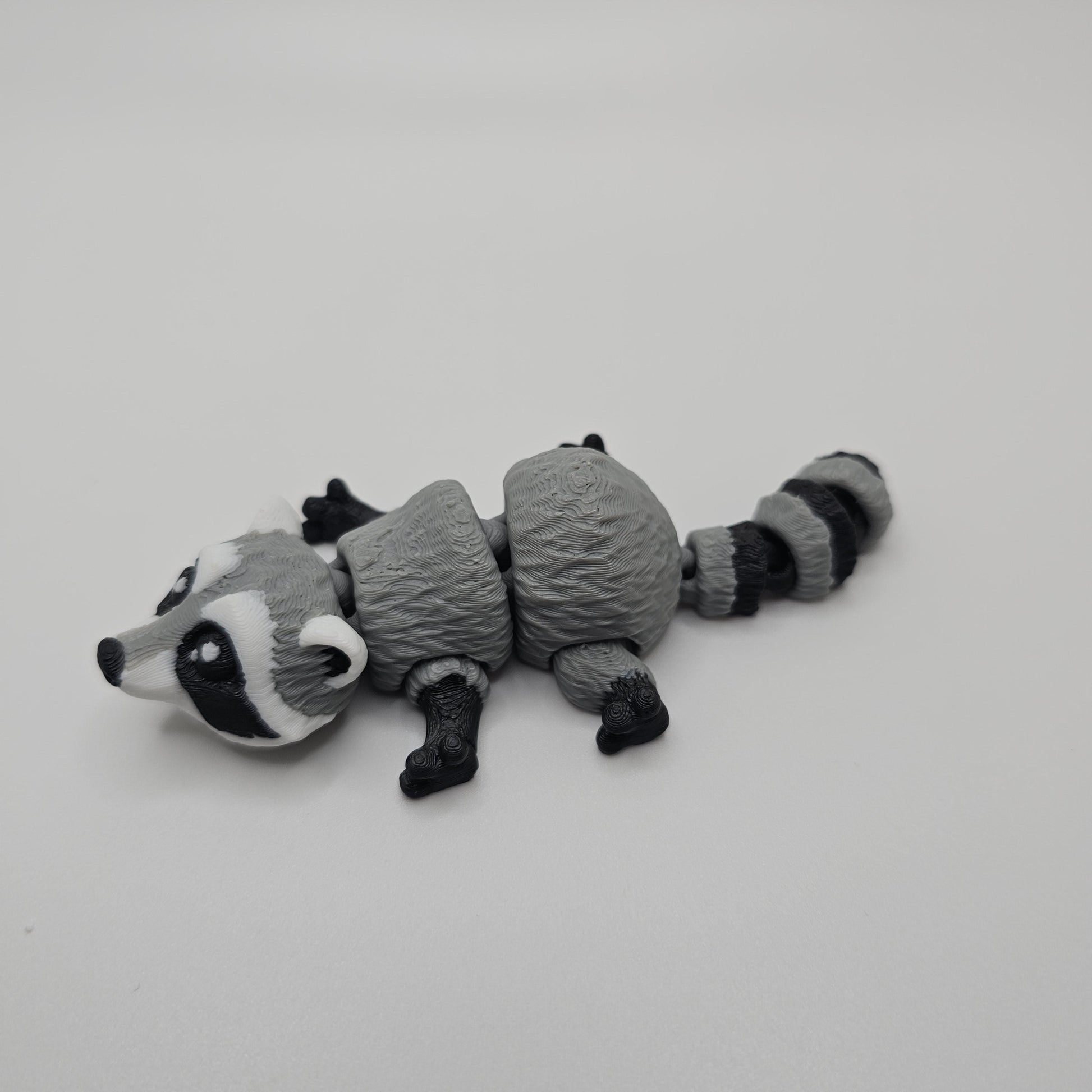 3D Printed Cute Flexi Racoon / Trash Panda – Articulated & Fun!
