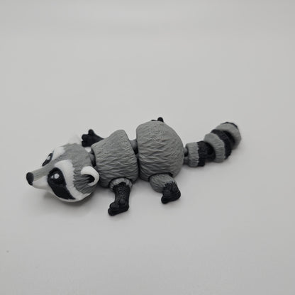3D Printed Cute Flexi Racoon / Trash Panda – Articulated & Fun!