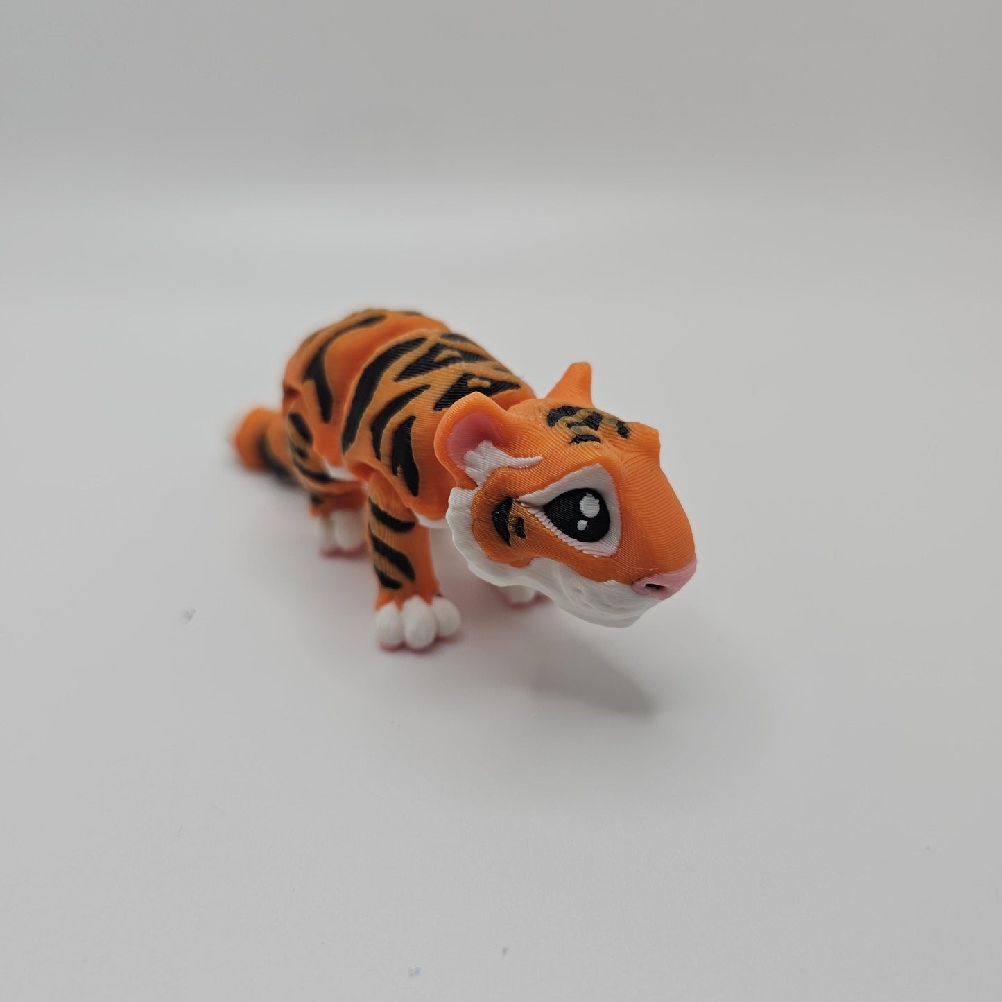 3D Printed Flexi Tiger: Articulated Animal Figurine