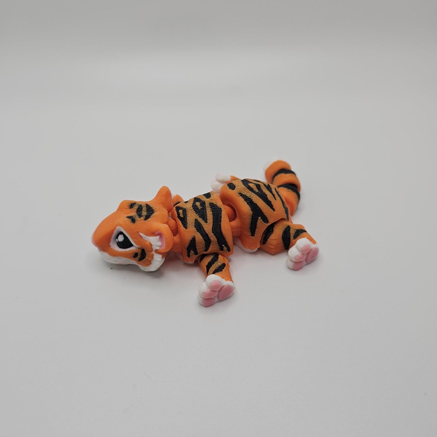 3D Printed Cute Flexi Tiger – Articulated & Fun!