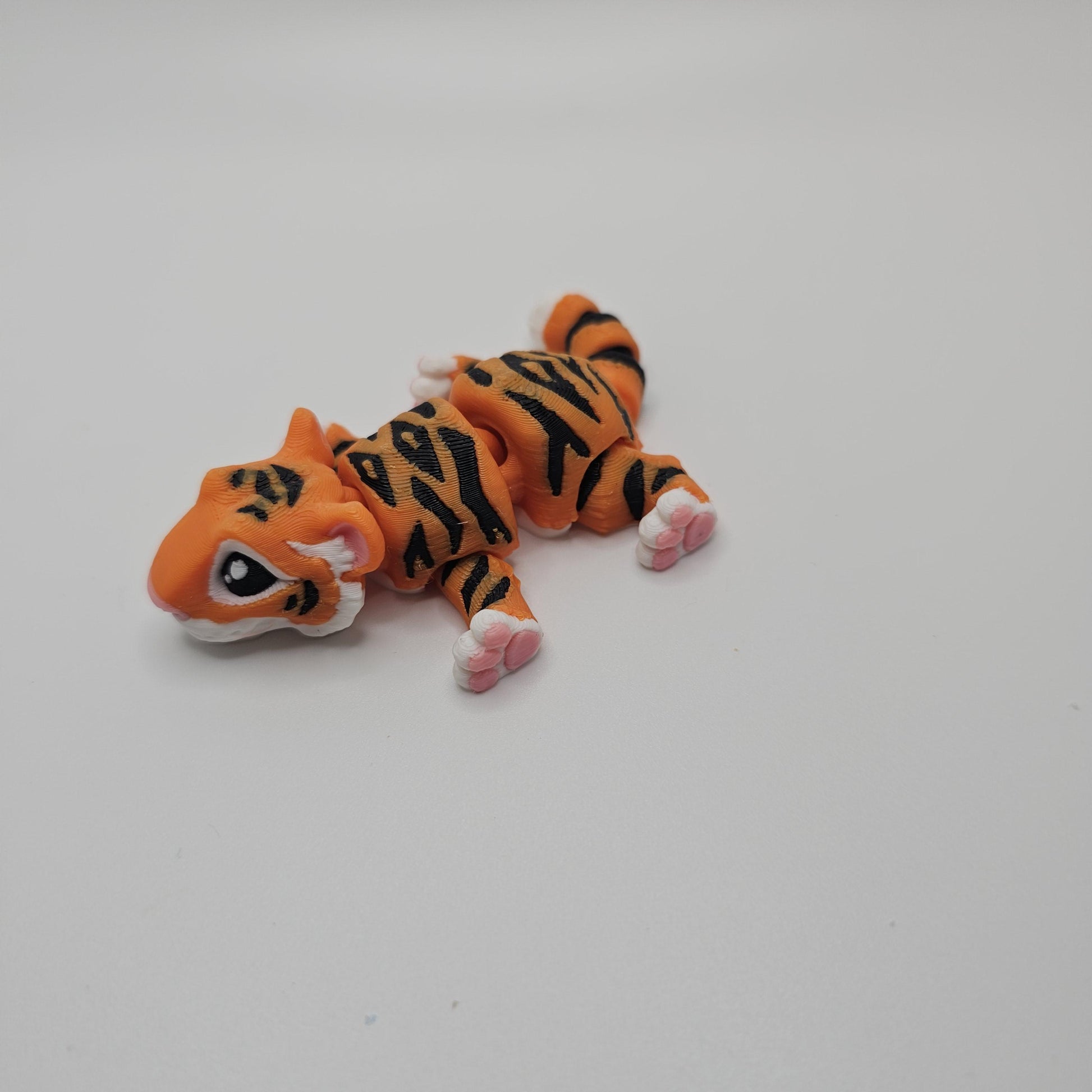 3D Printed Cute Flexi Tiger – Articulated & Fun!