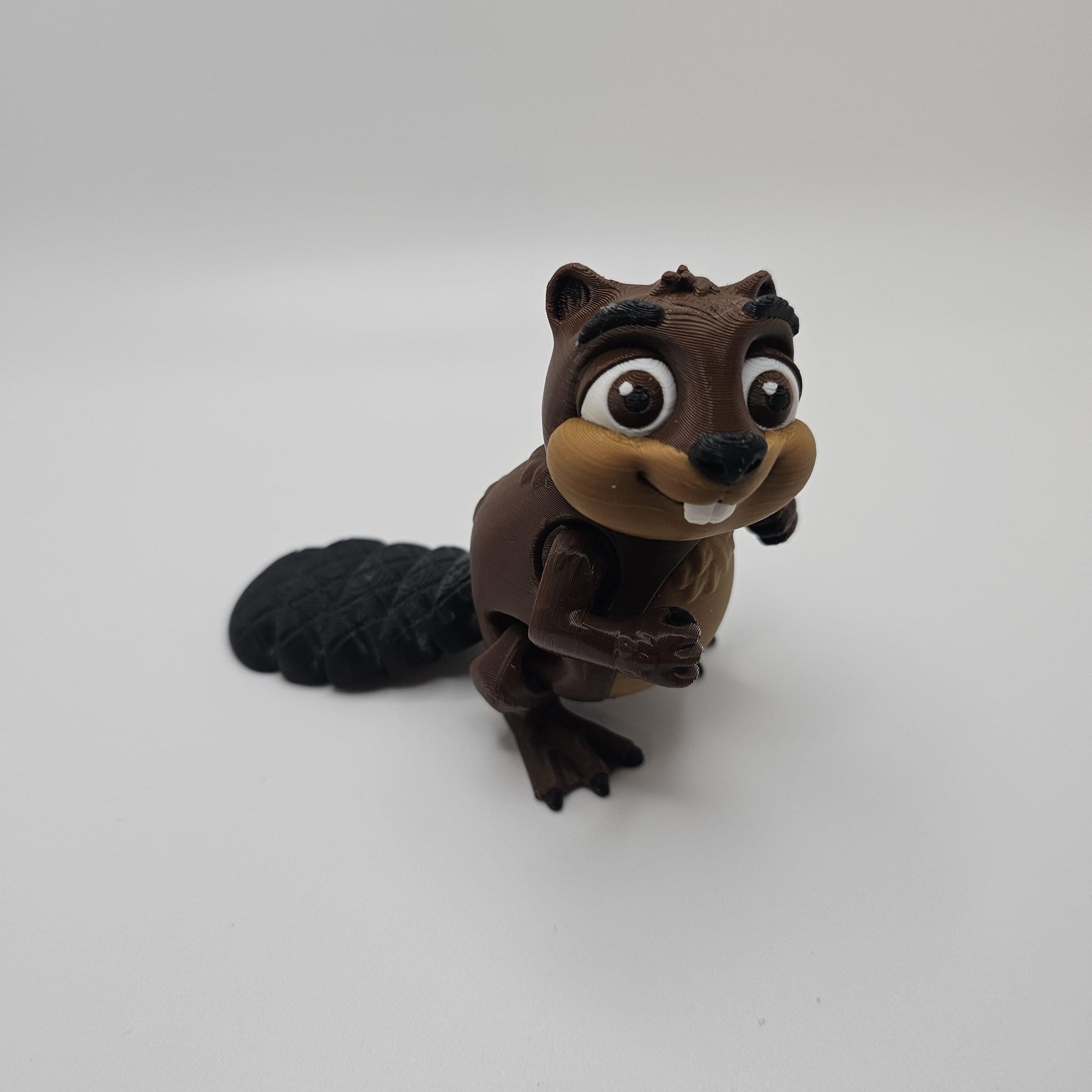 3D Printed Cute Flexi Beaver – Articulated & Adorable!