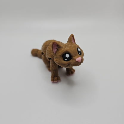 3D Printed Cute Flexi Kitten / Cat – Articulated & Fun!