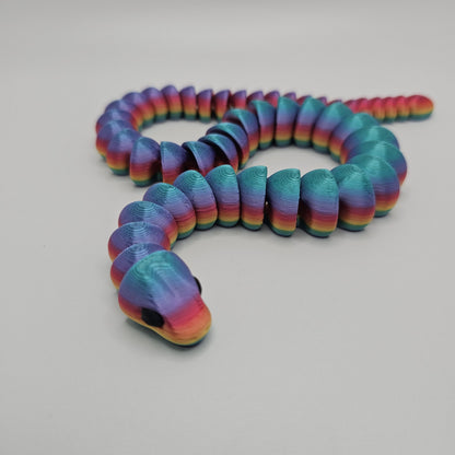 3Dprinted Rainbow Snake