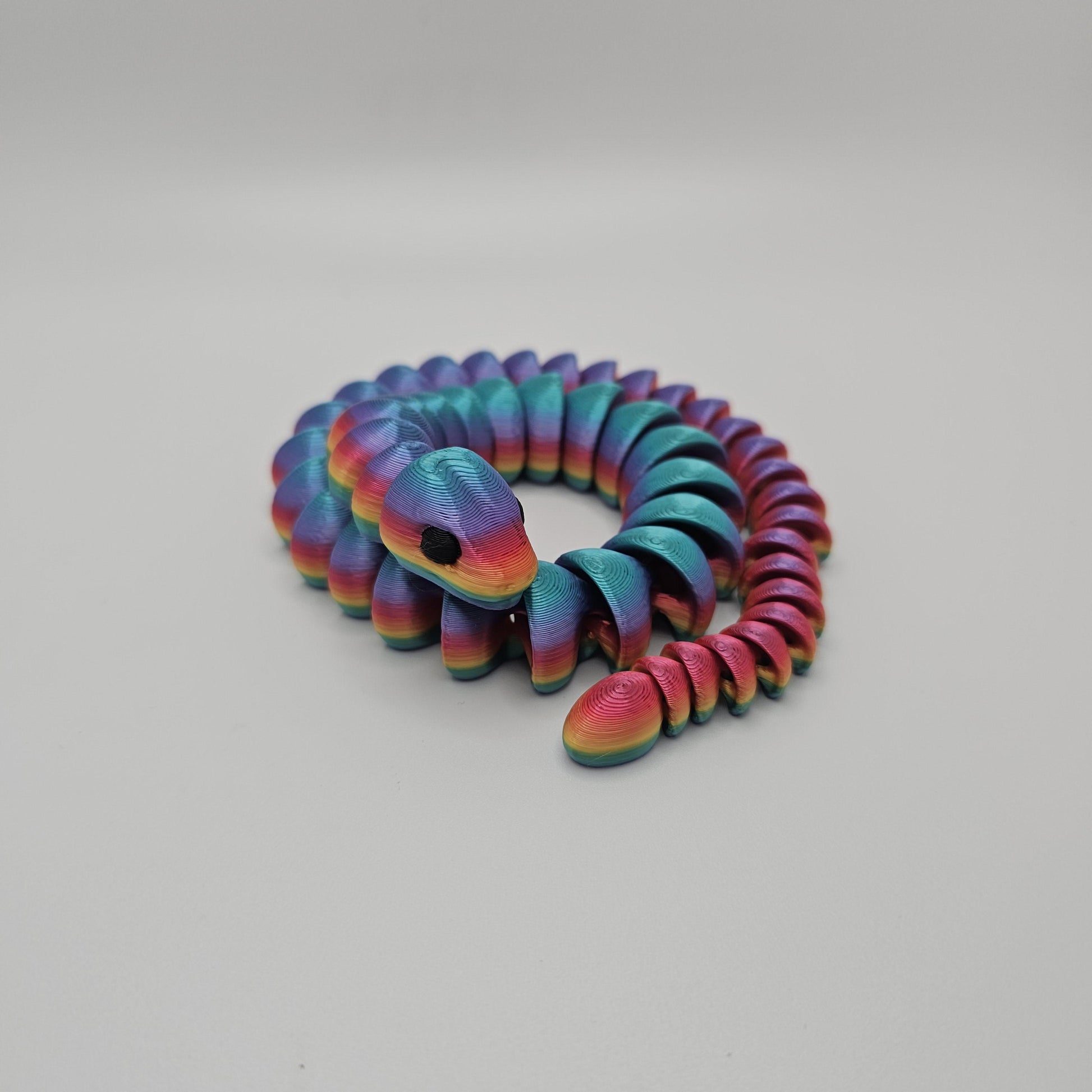 3Dprinted Rainbow Snake