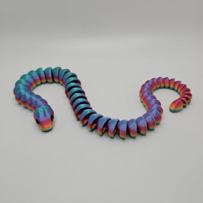 3Dprinted Rainbow Snake