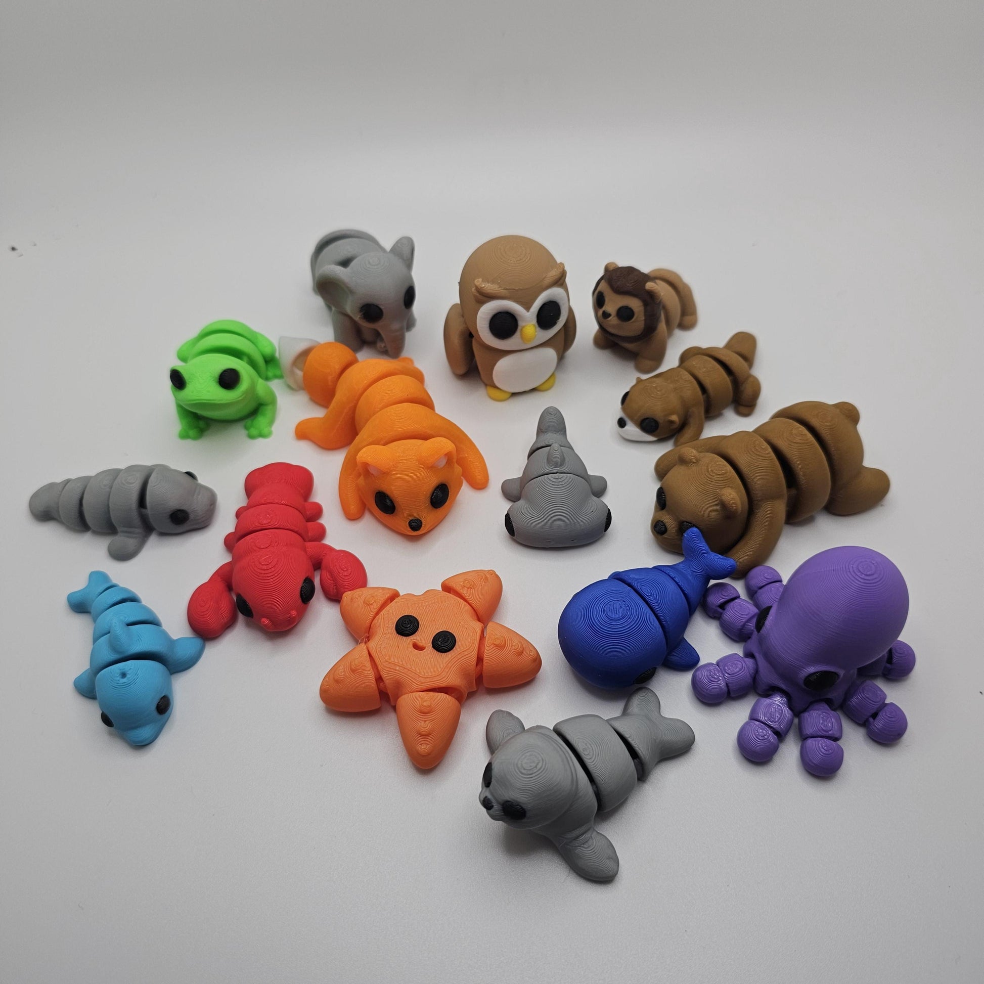3D Printed Mini Animals: Collectible Party Favors
