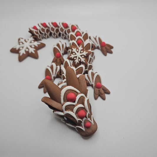 3D Printed Baby Gingerbread Dragon