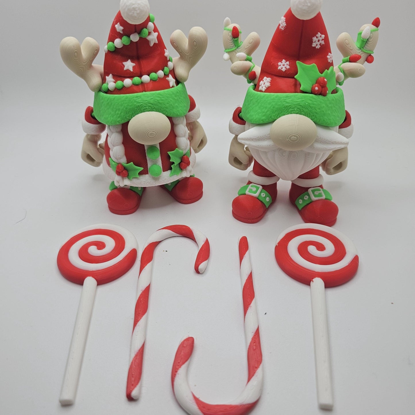 3D Printed Christmas Gnomes