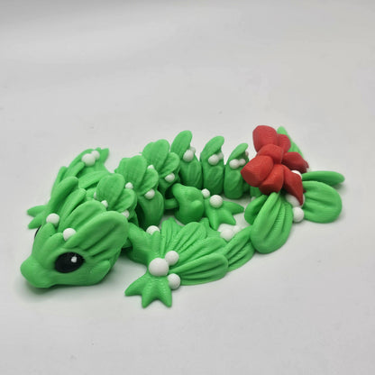 3d Printed Mistletoe Christmas Holiday Dragon
