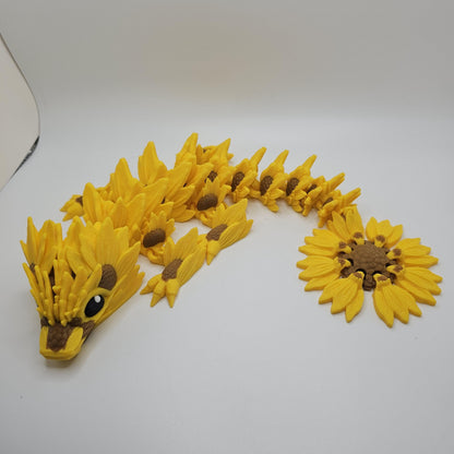 3D Printed Sunflower Dragons