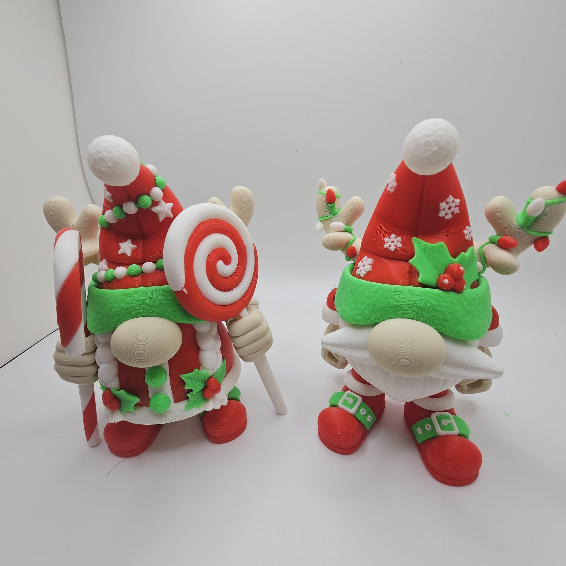 3D Printed Christmas Gnomes