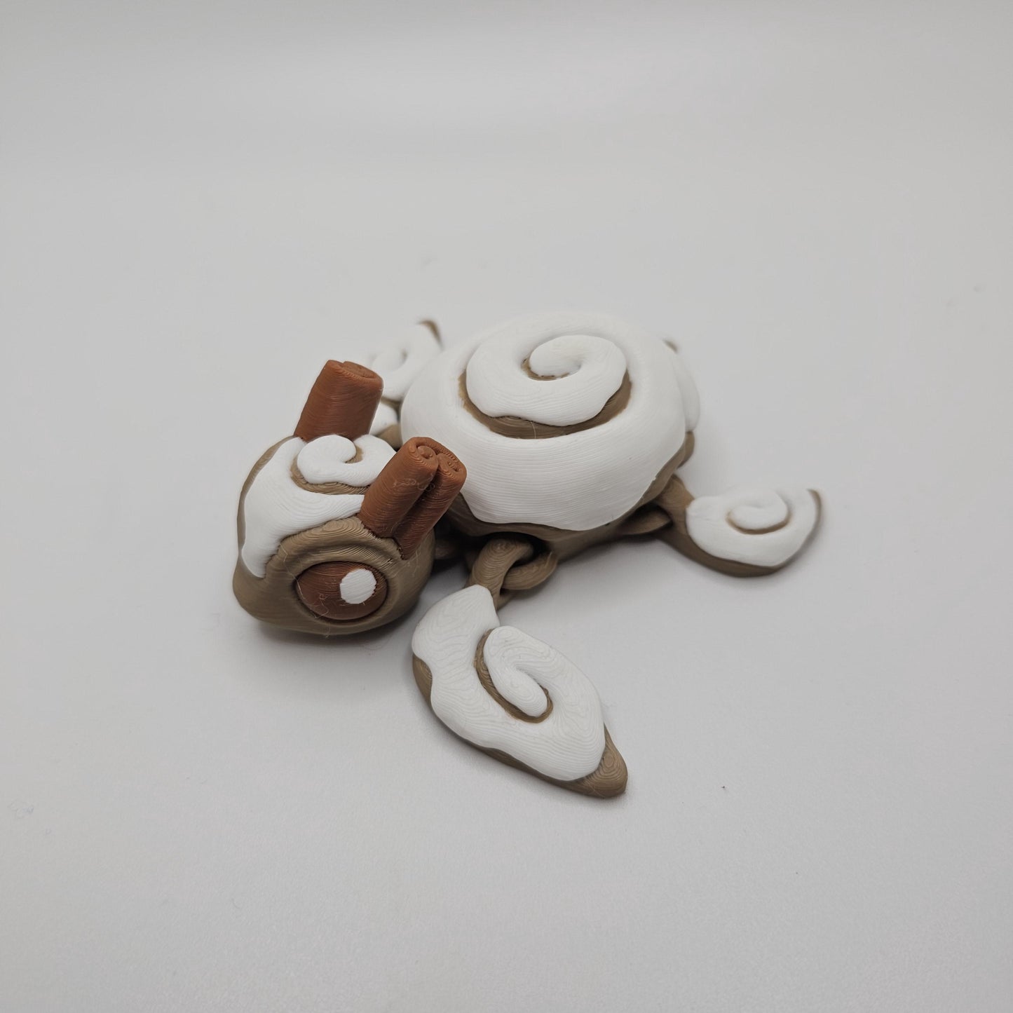 3D Printed Cinnaswirl Turtle (Cinnamon Bun Desert Turtle)