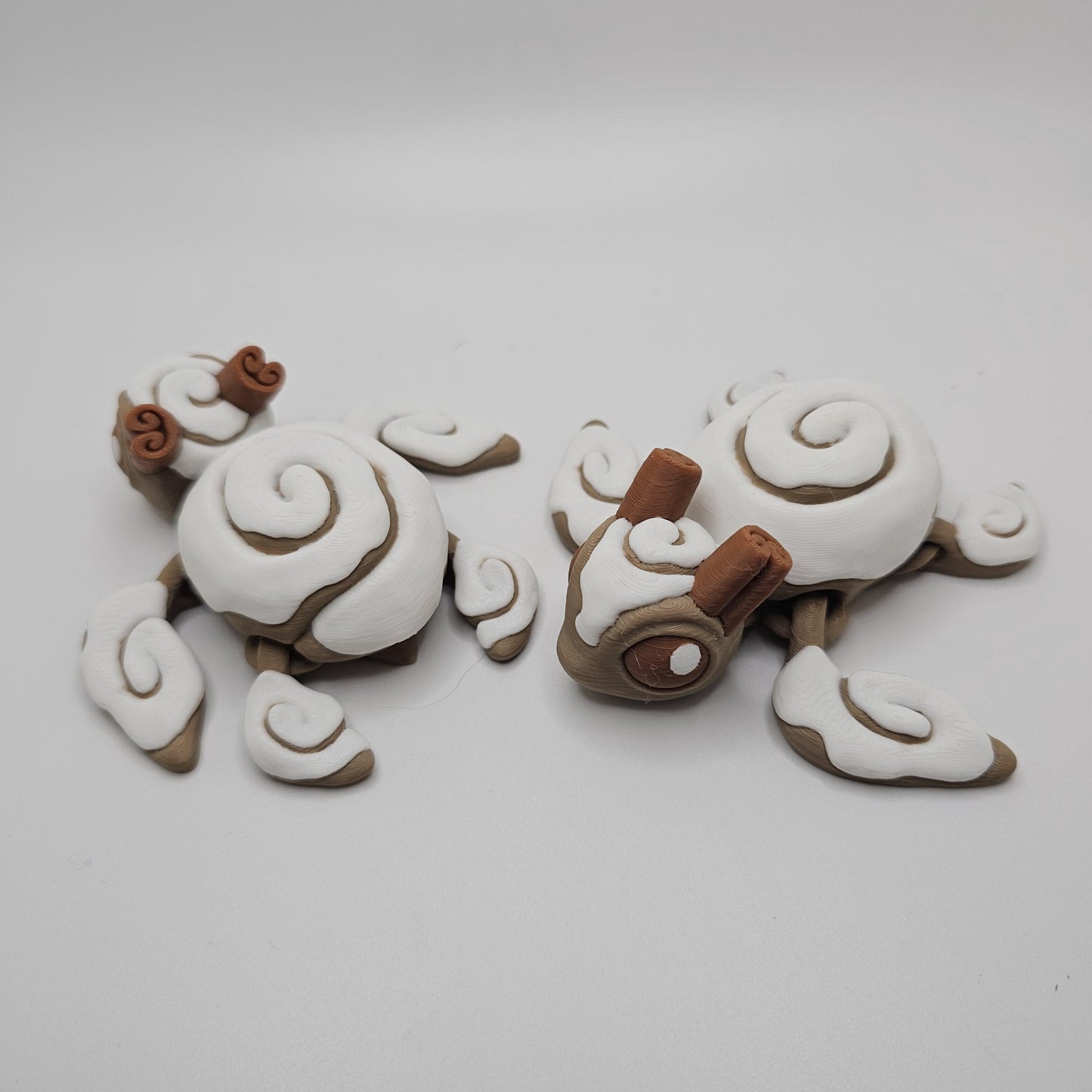 3D Printed Cinnaswirl Turtle (Cinnamon Bun Desert Turtle)