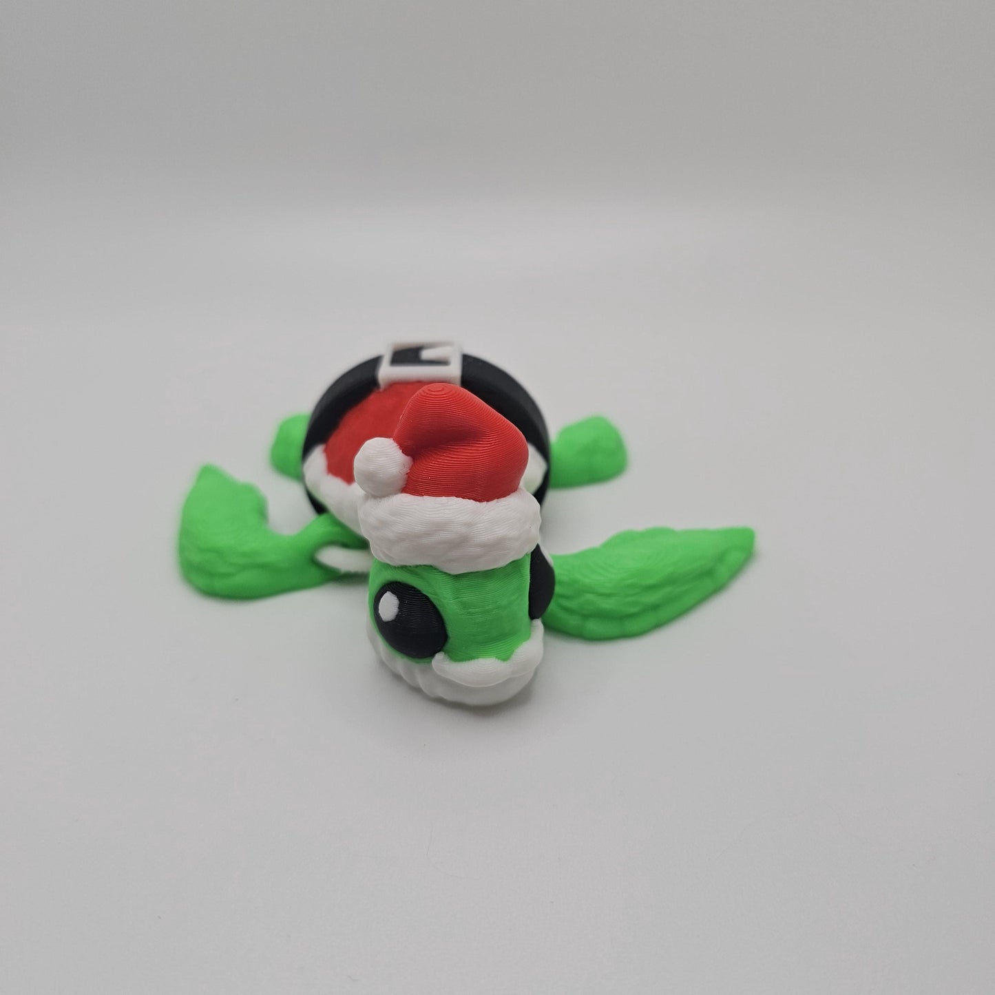 3D Printed Santa Sea Turtle