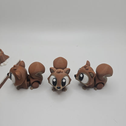 3D Printed Squirrel Playset
