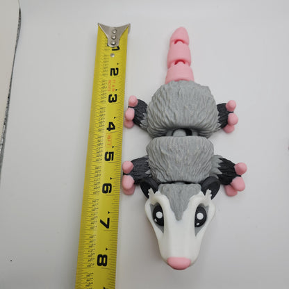 3D Printed Articulated Opossum – Fun Animal Figurine