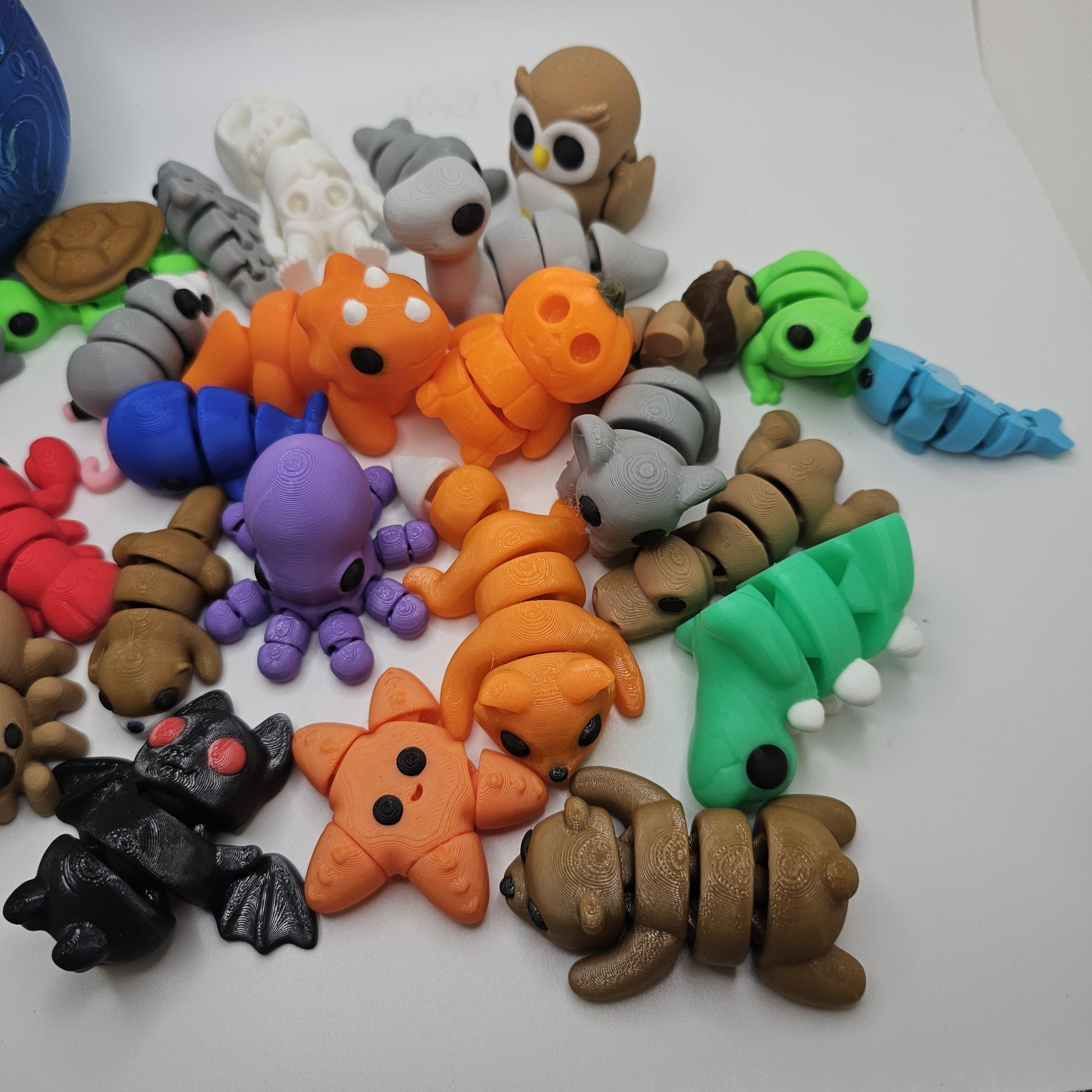 Random Mini Animals With Optional Mystery Egg – 3D Printed Surprise Pack