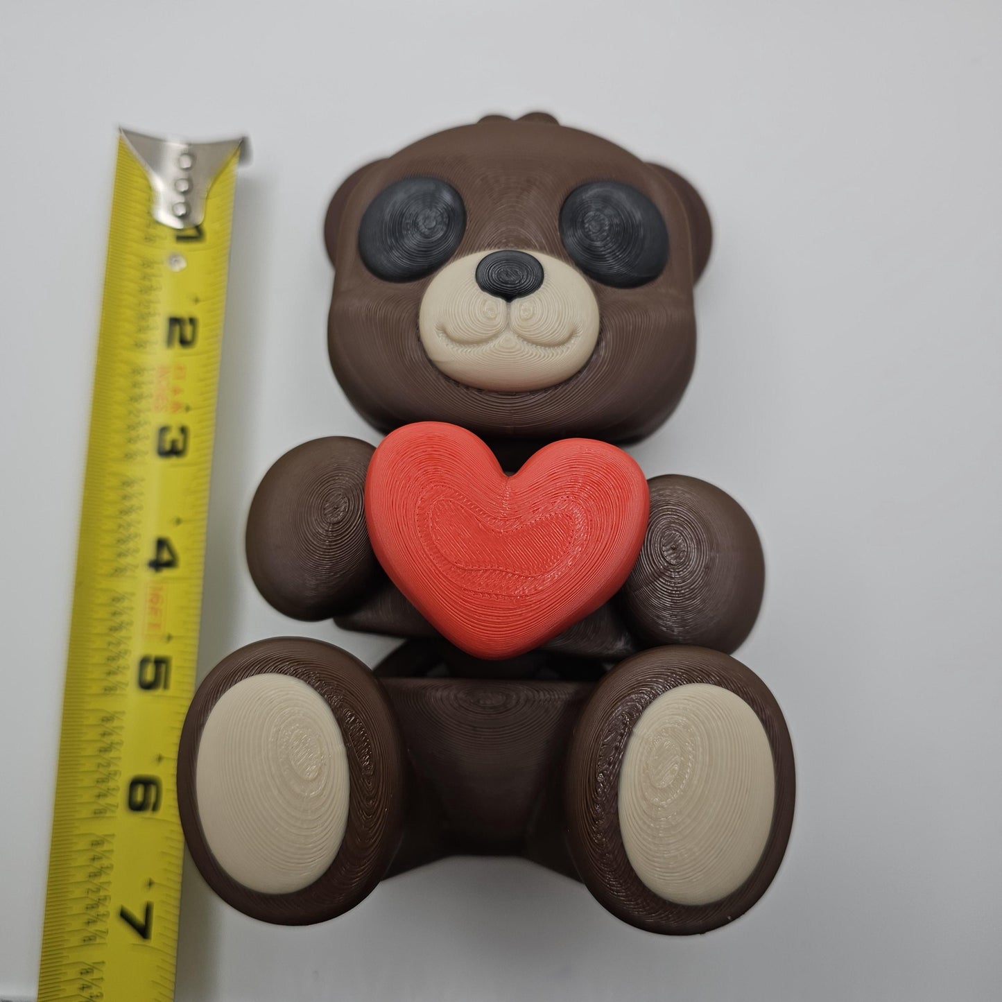 3D Printed Teddy Bear Holding a Heart