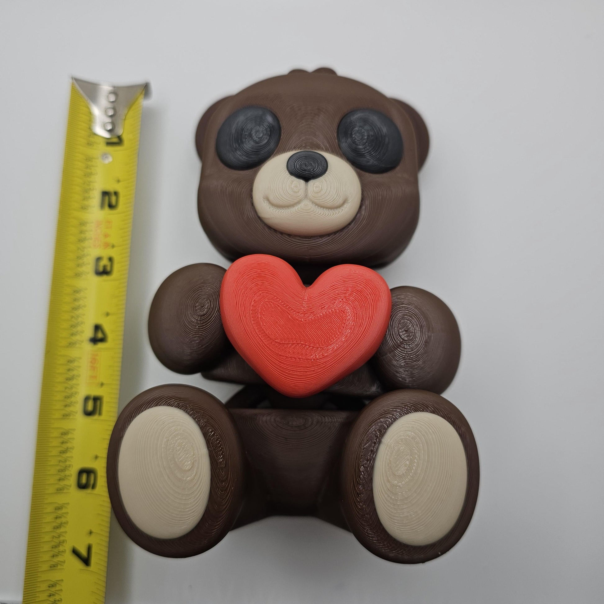 3D Printed Teddy Bear Holding a Heart