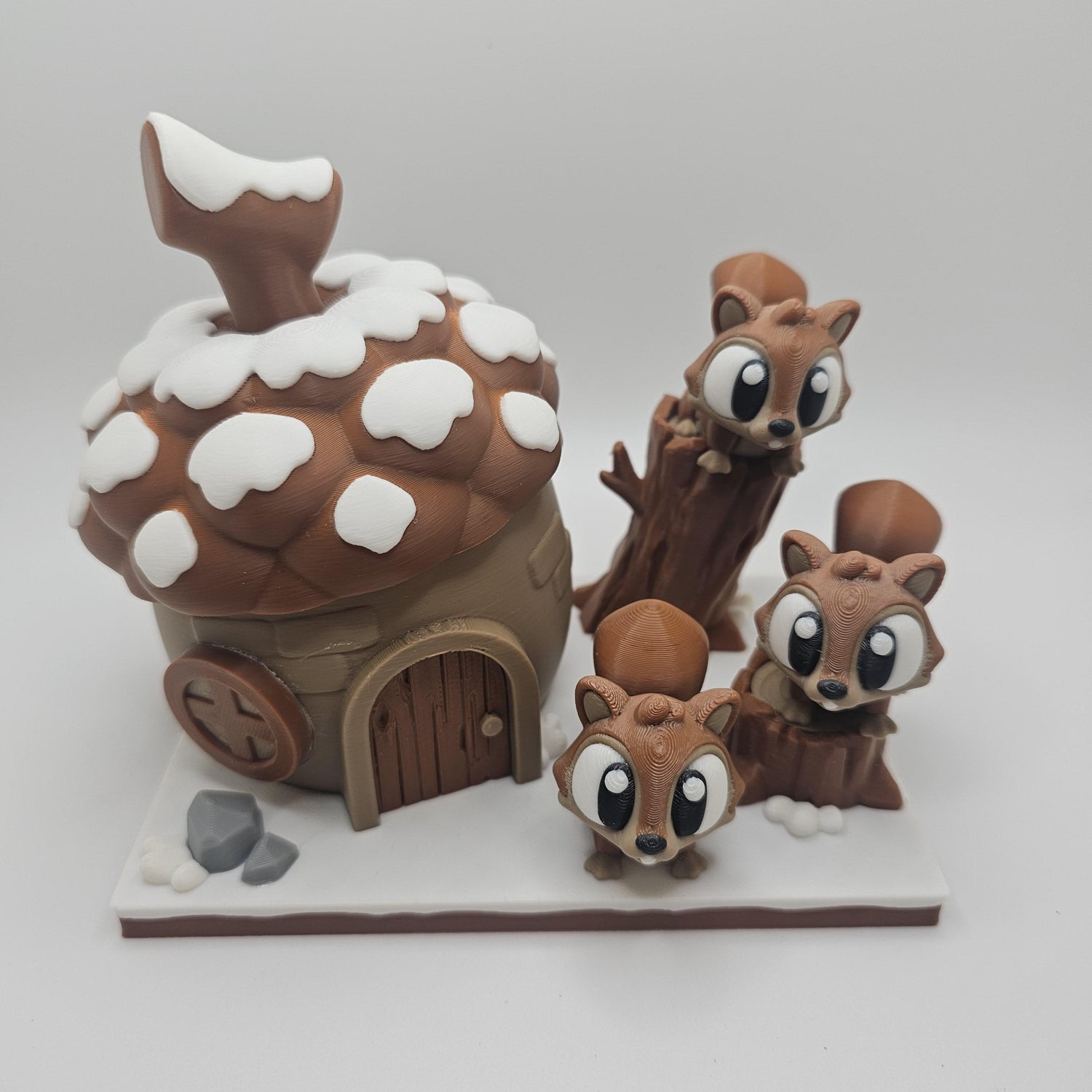 3D Printed Squirrel Playset