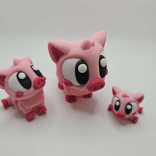 3D Printed Bright Eyed Pig