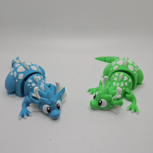 3D Printed Lazy Dragon Figurine