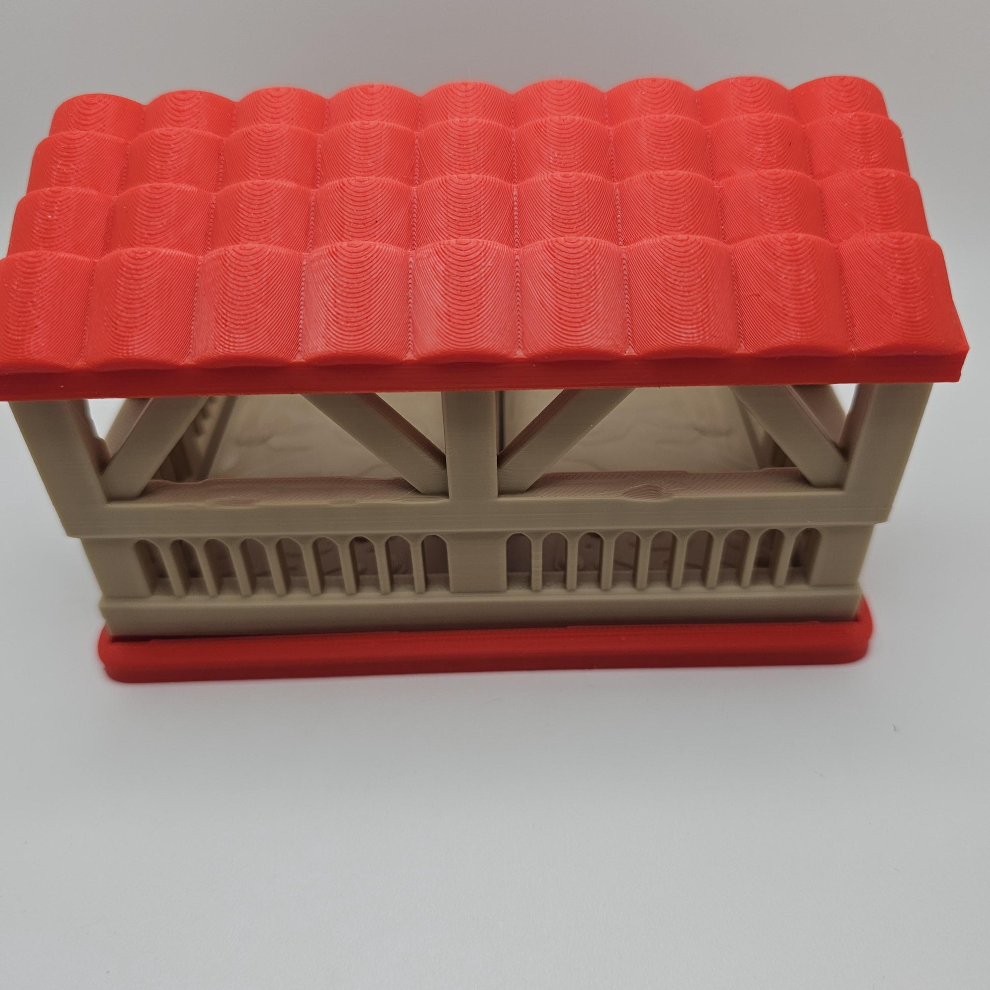 3D Printed Bright-Eyed Horses & Stable Playset – Farm Toy Display