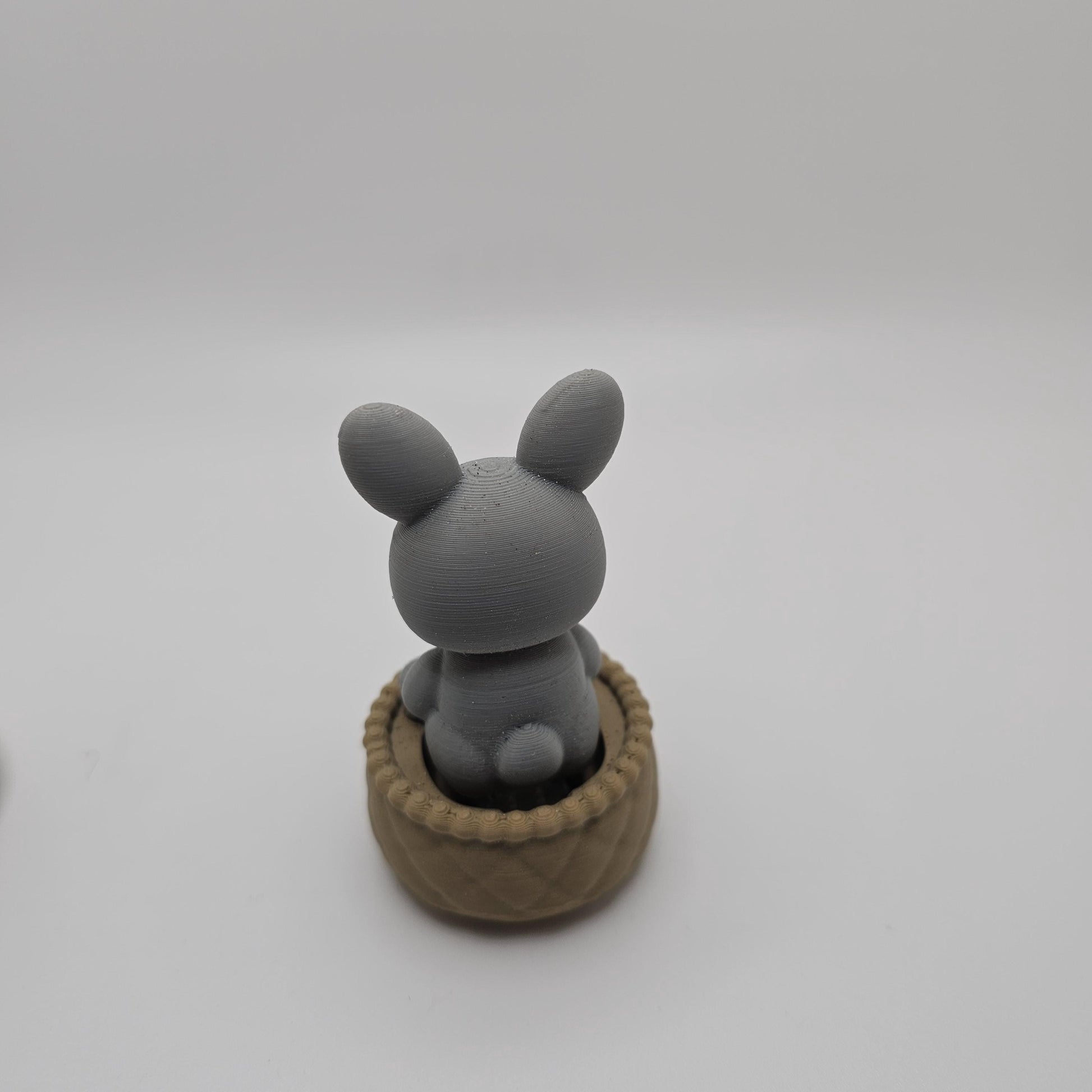 3D Printed Bunny Fidget Clicker – Easter Basket Toy
