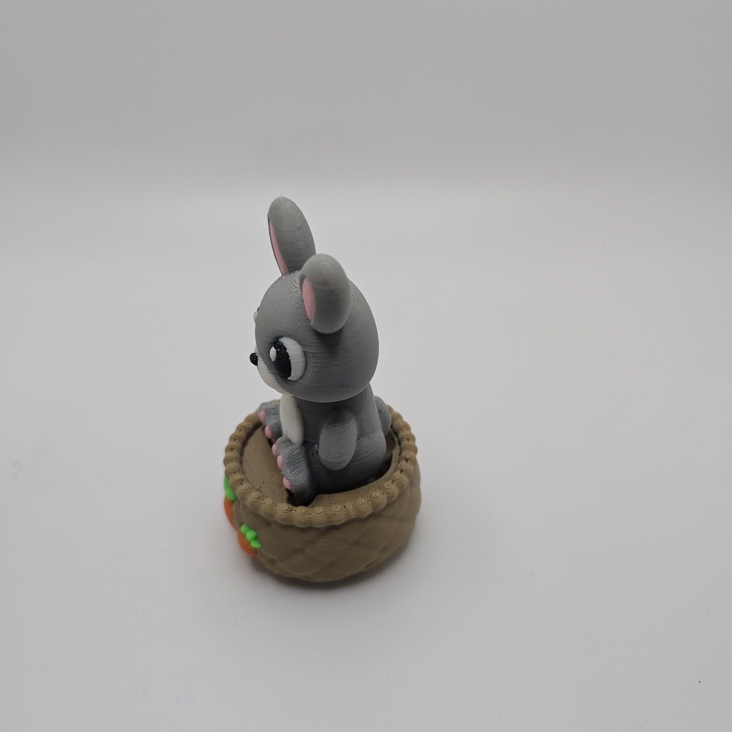 3D Printed Bunny Fidget Clicker – Easter Basket Toy