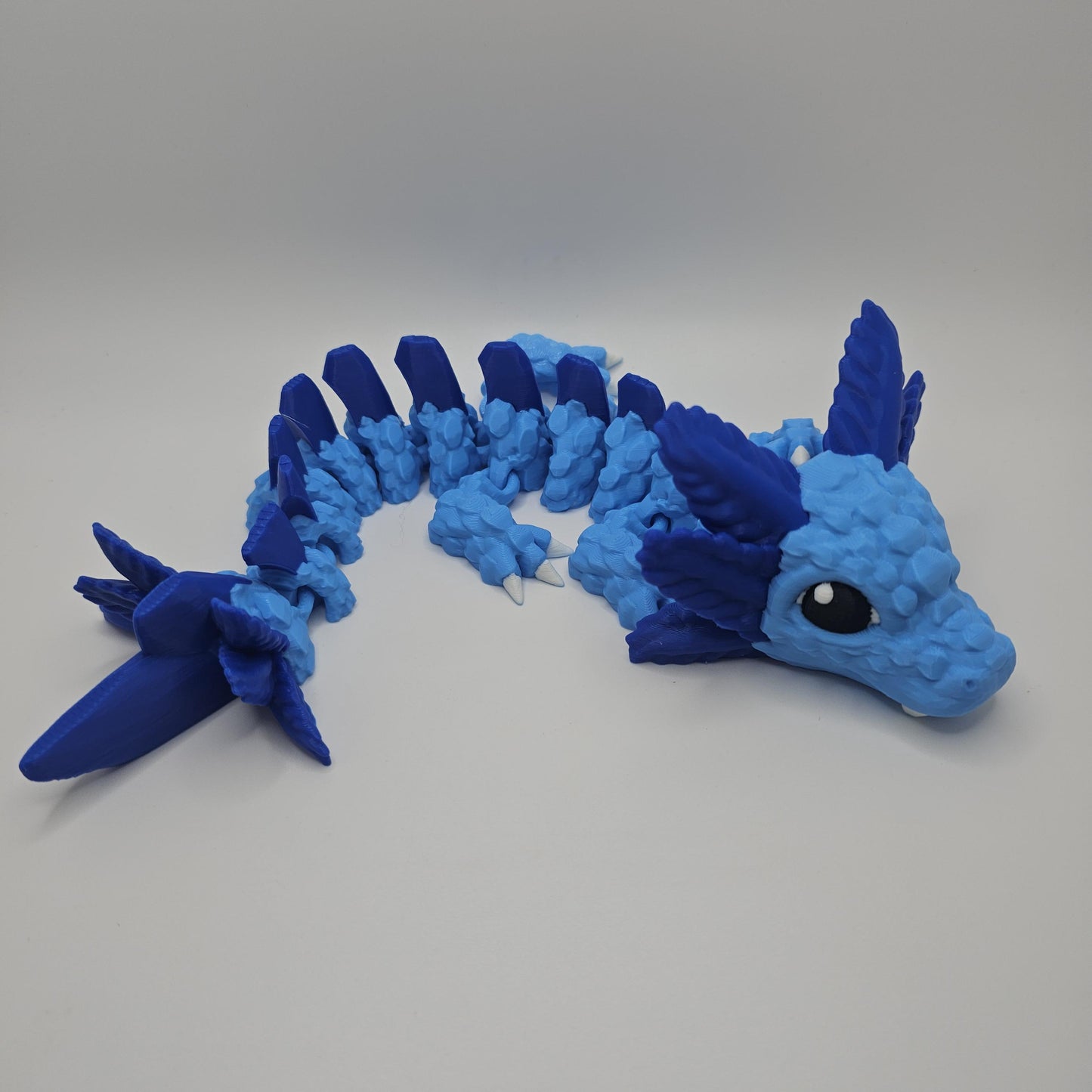 3D Printed Baby Axolotl Dragon – Winged or Wingless