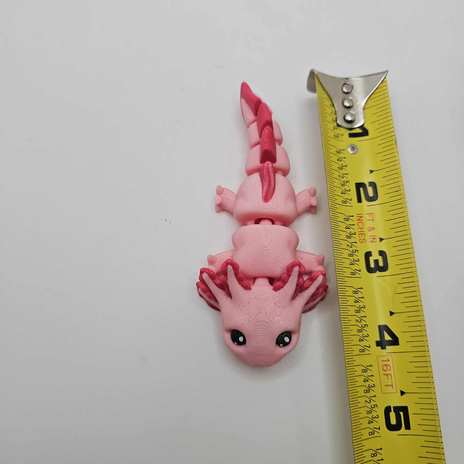 3D Printed Flexi Axolotl: Articulated Fun Toy