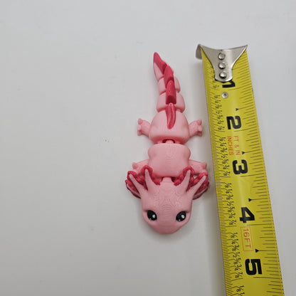 3D Printed Flexi Axolotl: Articulated Fun Toy